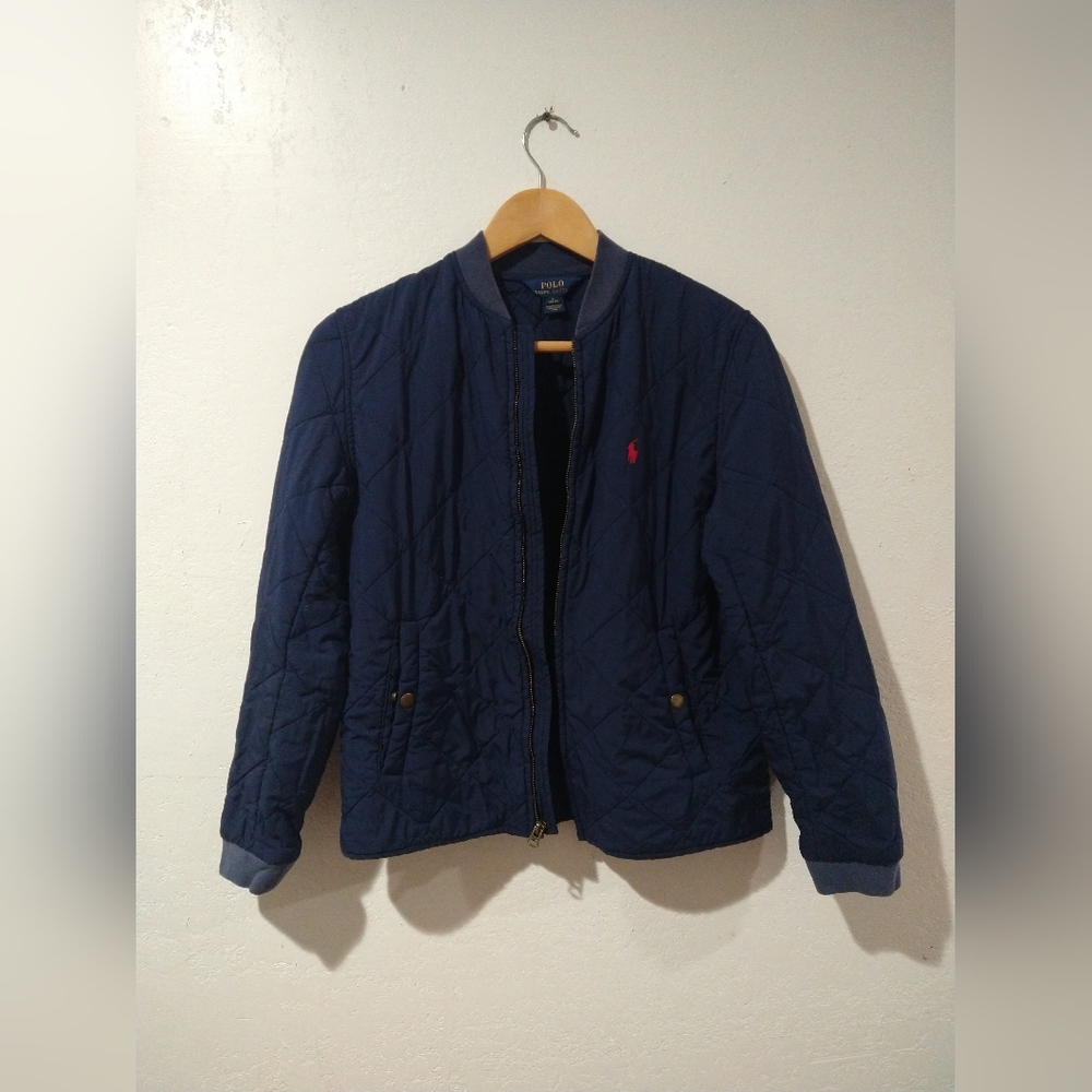 Polo Ralph Lauren Navy Quilted Youth Jacket